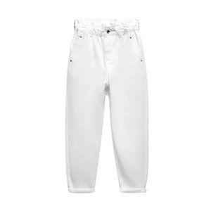 Zara paperbag white jeans - Size Small